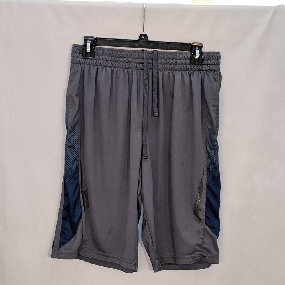 Gray & Blue Athletic Shorts Mens Medium